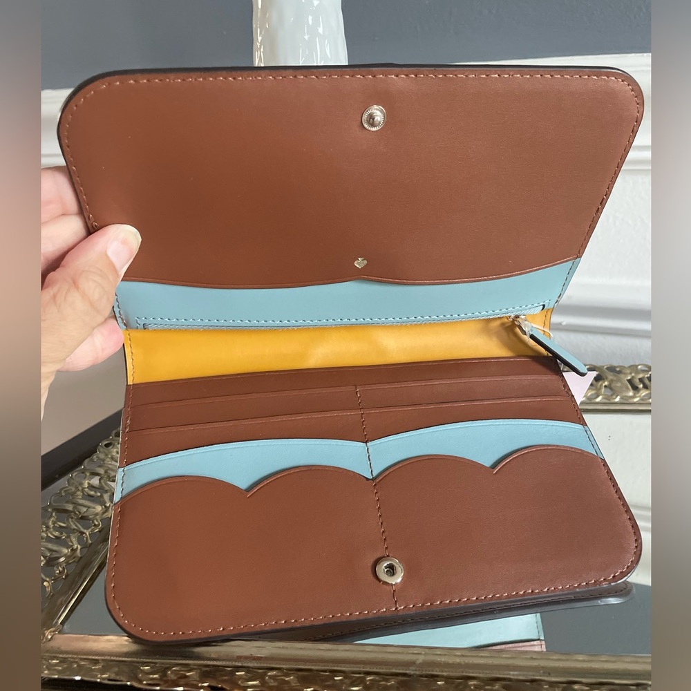Kate Spade Nadine Patchwork Medium Clutch Wallet - Picture 5 of 7